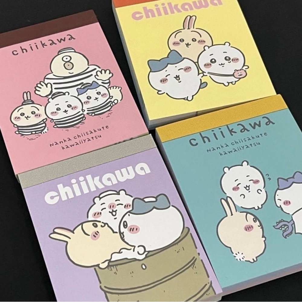4 pc Chiikawa small memo pads